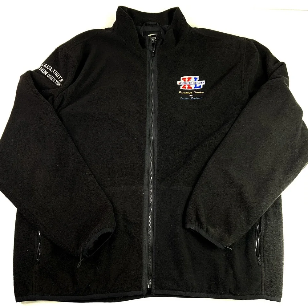 G III Exclusive Stadium Collection Fleece Coat Men's XXL Super Bowl XL 2006‎